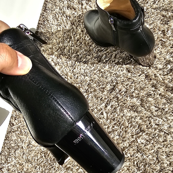 Jimmy choo metal heeled ankle boot size 36 - Picture 4 of 7